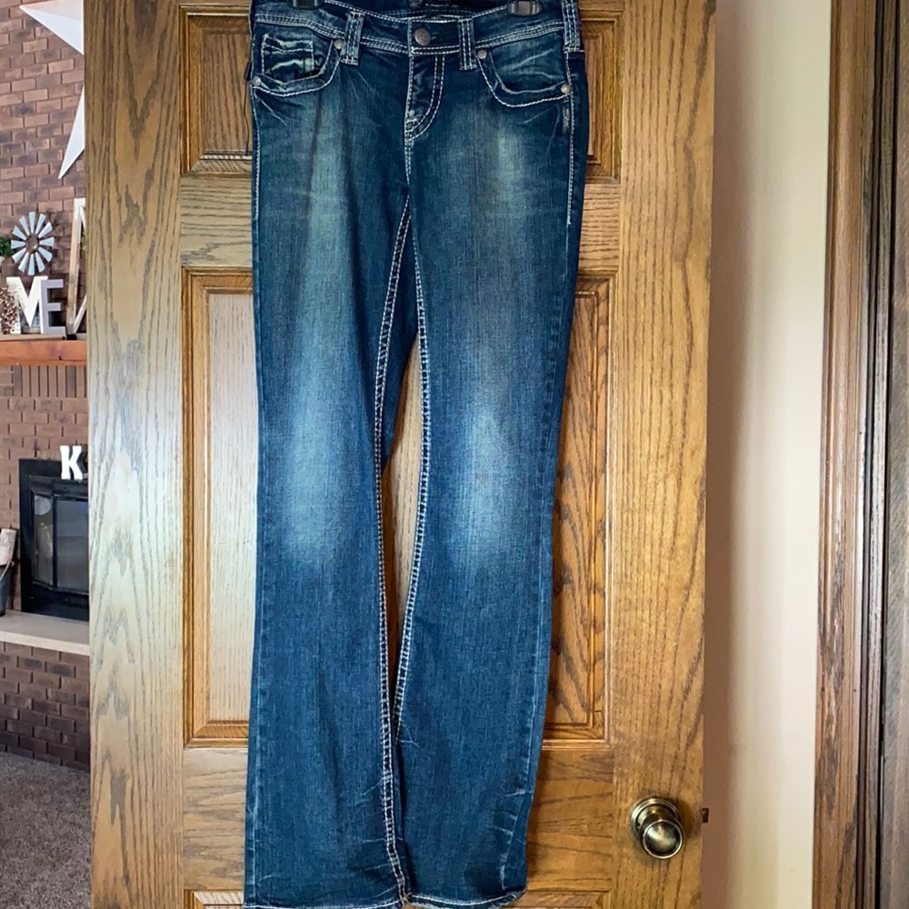 Silver Bootcut Jeans